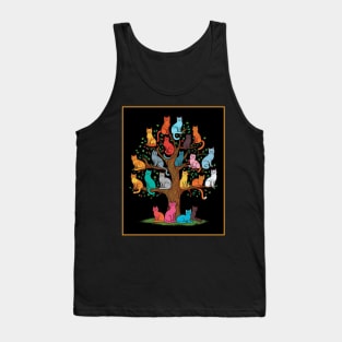 Cats Tree Tank Top